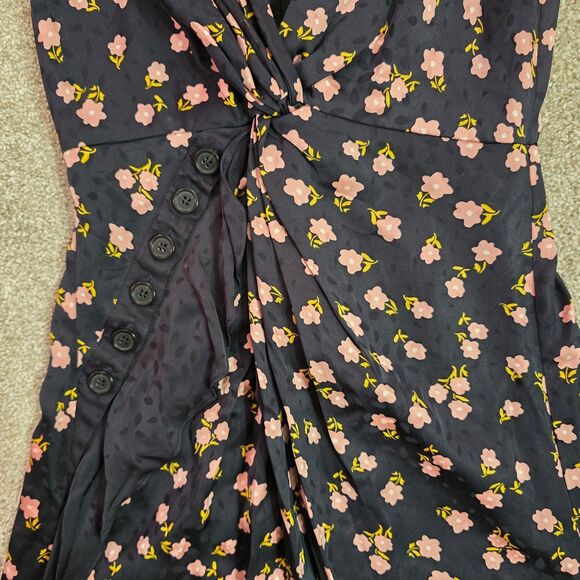 NWT Self-portrait sleveless midi floral dress. FLAWED. Size 2 - Picture 9 of 11